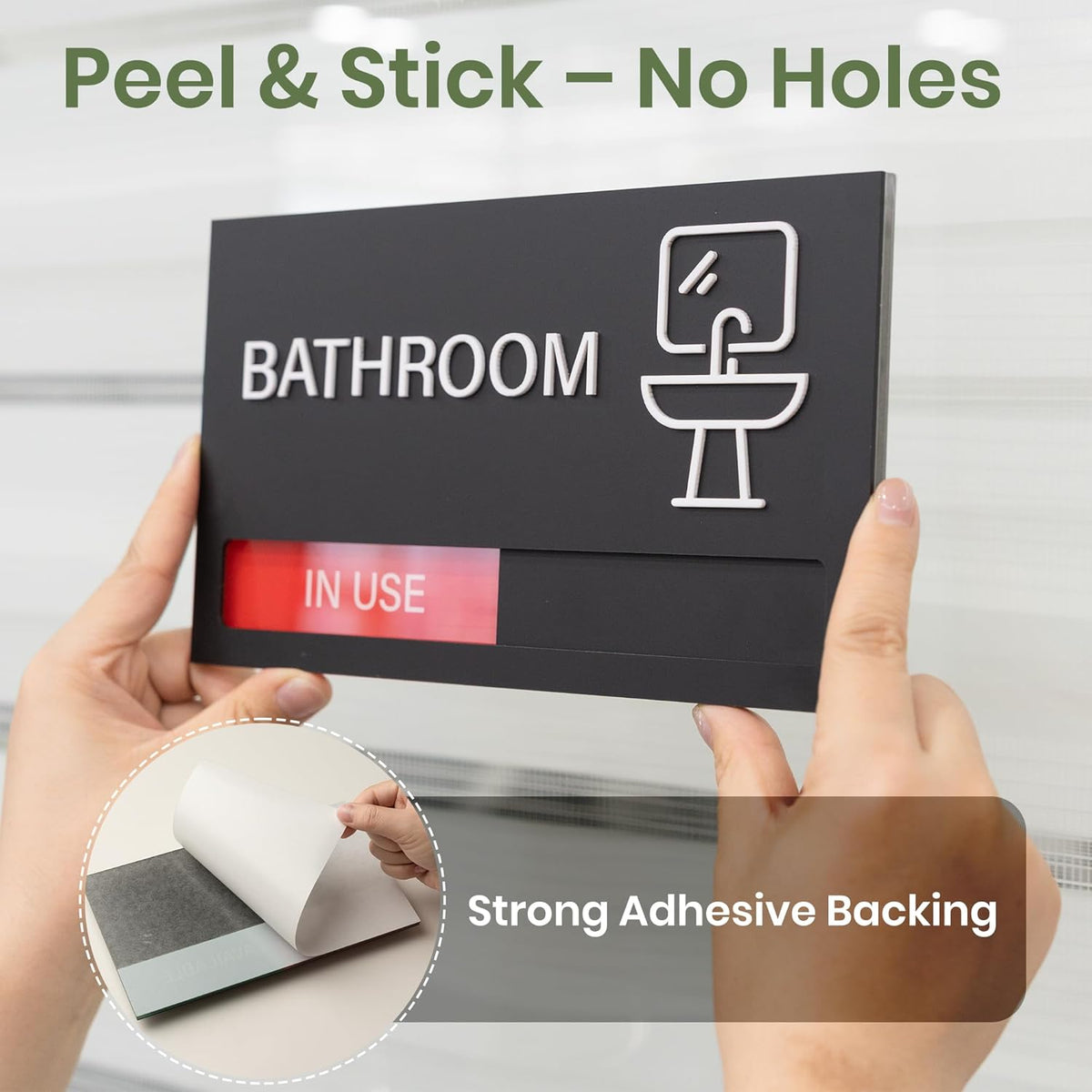 Wellness Room Sign, Do Not Disturb Office Door Signs, Available In Use Sign, Privacy Sliding Door Signs Tell Whether Wellness Room Vacant or Occupied