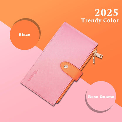 Travelambo RFID Wallet Women Bifold Multi Card Wallet Case with Zipper Pocke Credit Card Holder for Women