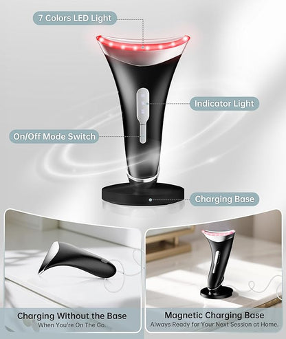 Dopsikn 7 Color Light Therapy Facial Massager