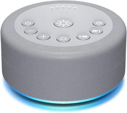 Sound Machine Night Light White Noise Machine 30 Non Looping Sounds 12 Lights 5 Timers 36 Adjustable Volume Memory Function Sleep Brown Noise Sounds Machine for Baby Kids Adult & Home Office Travel