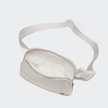 Pander Everywhere Belt Bag for Women, Fashion Waist Packs, Crossbody Bags with Adjustable Strap (Iridescent).