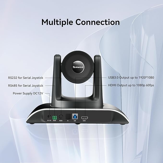 Tenveo All-in-One Conference System 3X Optical Zoom PTZ Camera and MagiCall