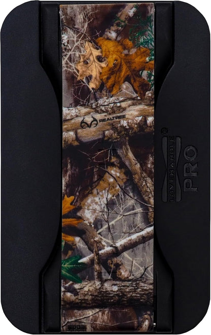 LoveHandle PRO MagSafe Compatible Magnetic Phone Grip w/Kickstand - Mount, Strap and Stand for Smartphone and Tablet - MagSafe Ring Included - Fits All Devices - Realtree Edge Camo