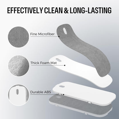 loukin All-in-One Dry Erase Eraser Refill Pads, Replaceable Pads Designed for Whiteboard Erasers, Ideal for Classroom, Home and Office Use, 6 Pack