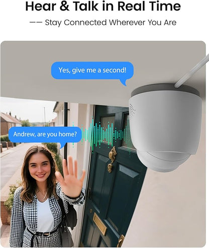 ZOSI C220 4K 8MP 8CH POE NVR Security Camera System (16CH Expandable), 6 x 8MP PoE IP Dome Cameras Outdoor Indoor, AI Human/Vehicle/Face Detection, One-Way Audio, 100ft IR Night Vision, 2TB HDD