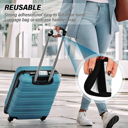 2Pcs Luggage Handle Wrap Suitcase Identifier Handle Covers Tags Soft Travel Bags Luggage Handle Gripper Accessories for Airplane Flying Star Koala