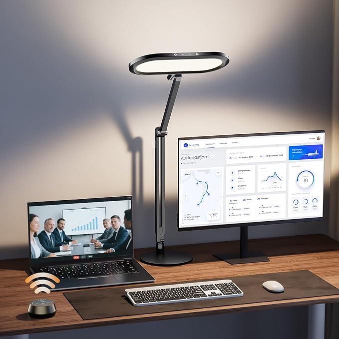Premium LED Desk Lamp for Home Office – Eye-Caring Double Side Light