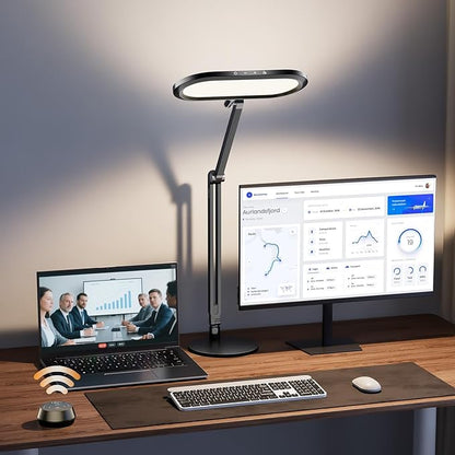 Premium LED Desk Lamp for Home Office – Eye-Caring Double Side Light