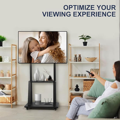 Maiproo Rolling TV Stand with Wheels