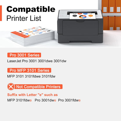 v4ink 138X 138A Toner Cartridge (with CHIP) Replacement for HP 138X 138A W1380A W1380X Black High-Yield Toner Cartridge Work with Laserjet Pro 3001dw MFP 3101fdw 3101sdw Printer, 2 Pack