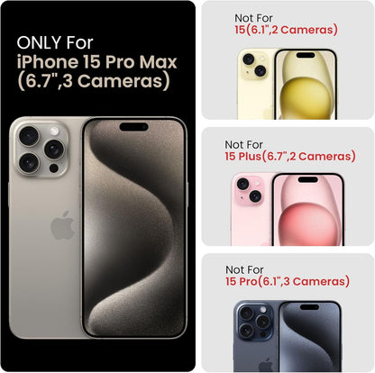 FireNova Designed for iPhone 15 Pro Max Case, Silicone Upgraded [Camera Protection] Phone Case with [2 Screen Protectors], Soft Anti-Scratch Microfiber Lining Inside, 6.7 inch, Light Blue
