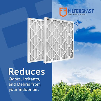 Filters Fast 12x18x1 Air Filter MERV 11, 1" AC Furnace Air Filters, Made in the USA, Actual Size: 11.75"x17.75"x0.75, 6 Pack