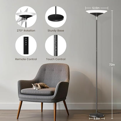 SIBRILLE Torchiere Floor Lamp
