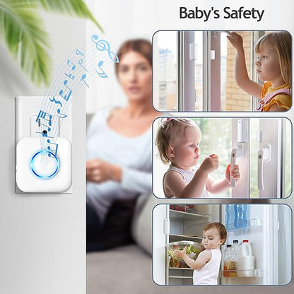 Door Chime, Satisure Door Sensor Chime When Door Opens, Door Entry Alarm