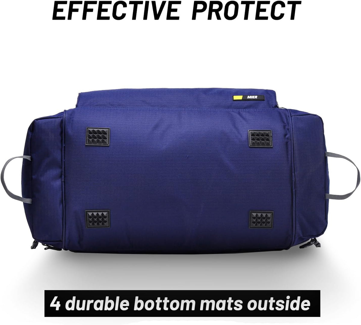 MIER Large Gym Bag for Men Sports Duffle Bag with Shoe Compartment 60L Lightweight Duffel Bags for Workout Fitness Travel