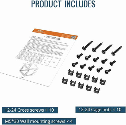 Tecmojo 6U Wall Mount Server Rack, Open Frame Network Rack