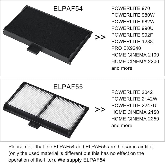 Litance ELPAF54 ELPAF55 Projector Air Filter