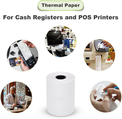 MFLABEL 2 1/4" x 50' Thermal Papers Cash Register POS Receipt Paper - 1500 Rolls