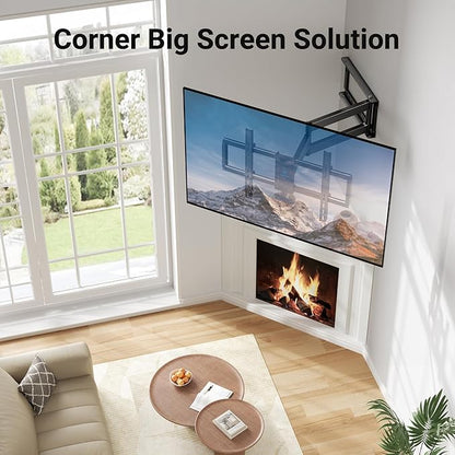 PERLESMITH Long Arm TV Wall Mount Full Motion