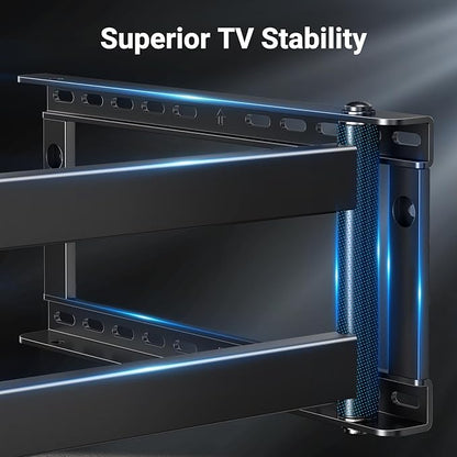 PERLESMITH Long Arm TV Wall Mount Full Motion