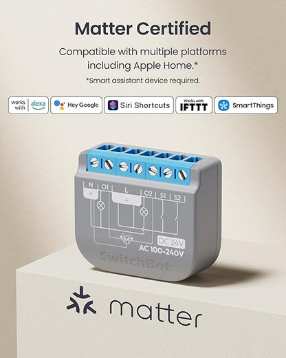 SwitchBot WiFi Switch 2PM Compatible