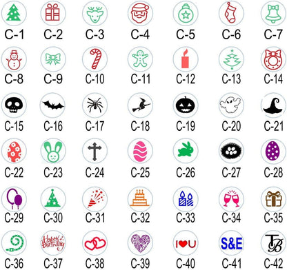 Custom Self Inking Loyalty Card Stamp, Small Logo Stamp, Mini Stamp Logo, Coffee Card Stamp, Small Loyalty Stamp