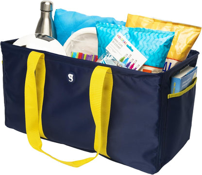 geckobrands Large Utility Tote - Durable Multipurpose Bag for Beach, Travel, Shopping & Outdoor Activities