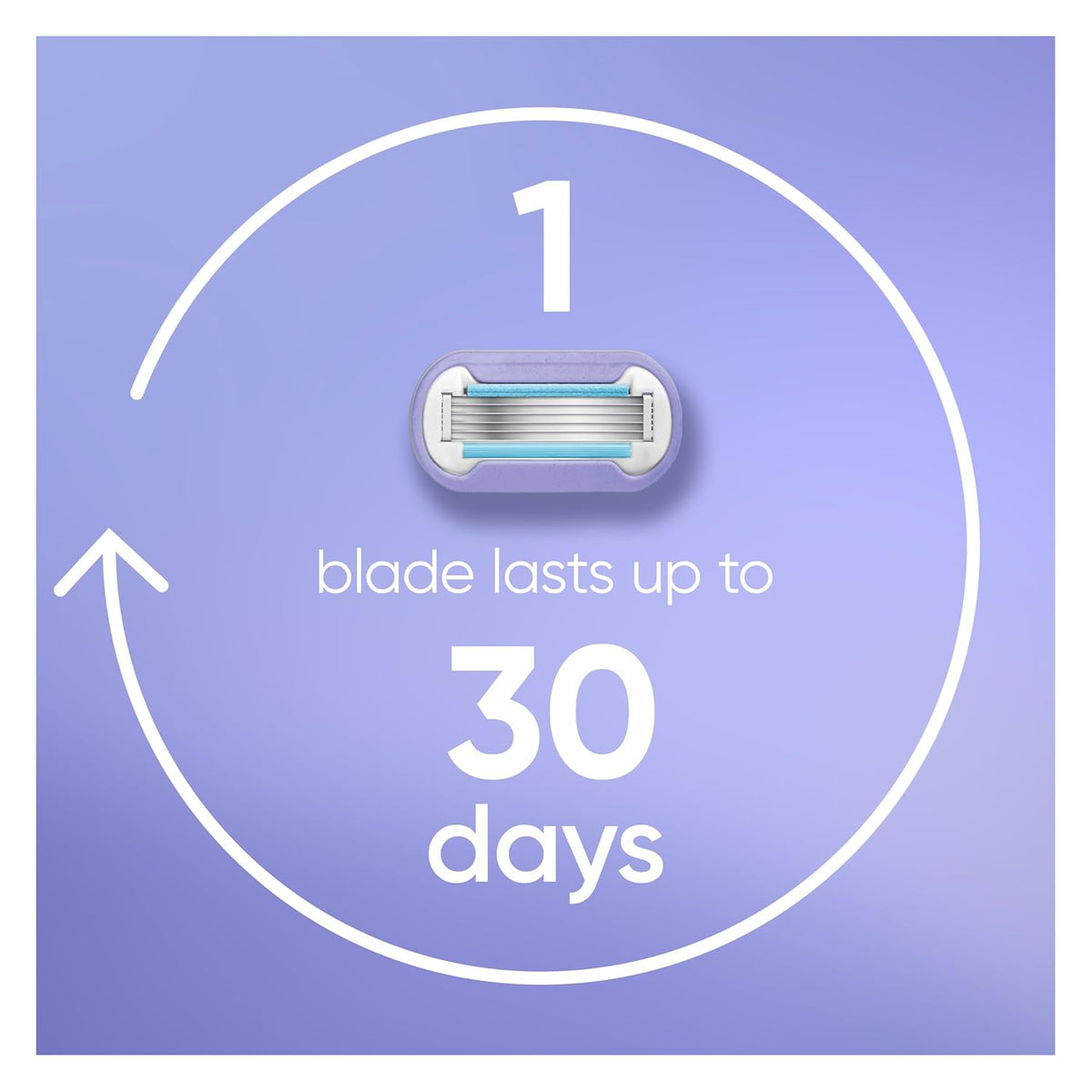 Gillette Venus Deluxe Smooth Swirl Womens Razor Blade Refills, 6 Count, Moisture Ribbon to Protect Against Irritation