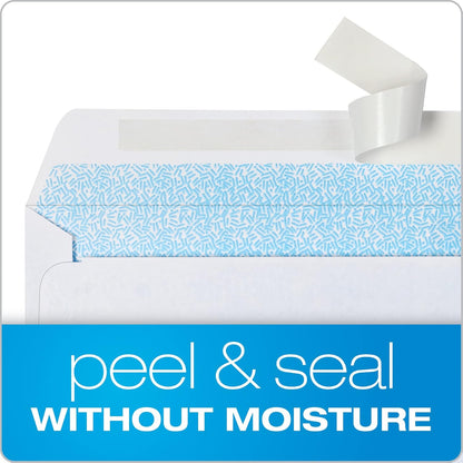 Columbian #10 Double-Window Self Seal Security Tint Envelopes, 500/Box, 24lb White Wove, 4-1/8 x 9-1/2 Inches (COLO132)