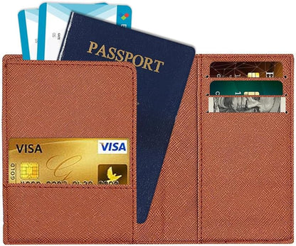 Dream Catcher Passport Holder for Travel Feathers Boho Style PU Leather Passport Cover Wallet Cute Passport Card Holder for Women and Men