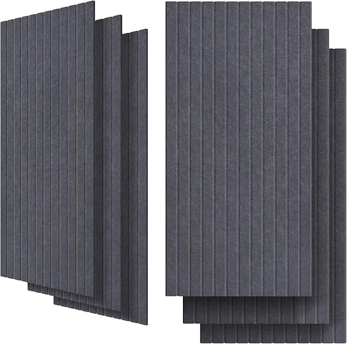 UMIACOUSTICS 6 Packs Acoustic Panel, 47.2 x 23.6 Inches Decorative Sound Proof