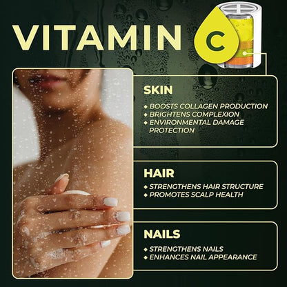 AquaHomeGroup Vitamin C + E + A Shower Filter Replacement Cartridge with Aroma Granules (Lemon) - Removes Chlorine, Supports Skin & Hair Health - Compatible with Similar 15 20 Stage Filters