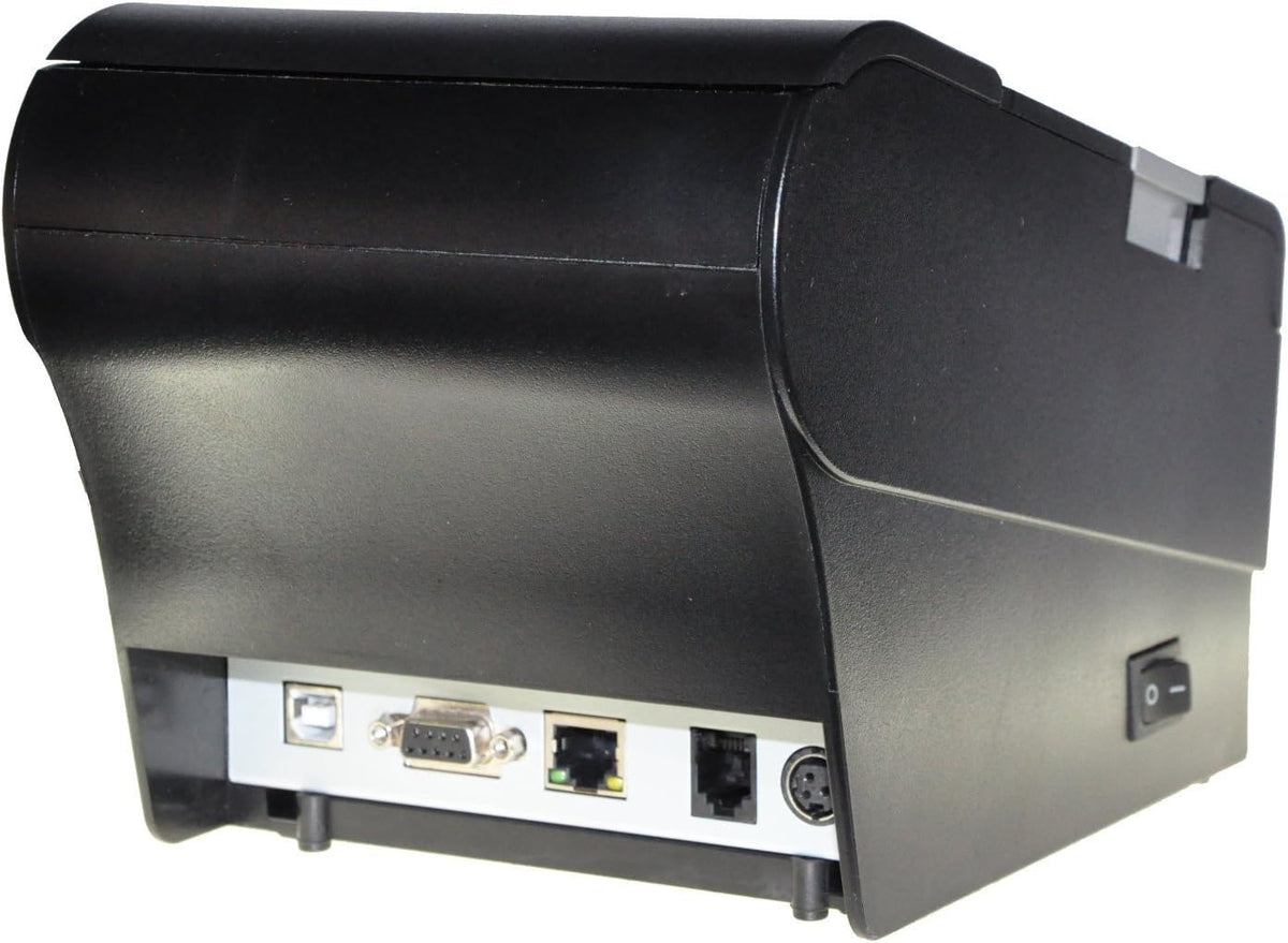 Thermal Receipt Printer - USB, Ethernet/LAN, & Serial Ports - Auto Cutter - Beeper/Buzzer- Cash Drawer Port - Paper Width 3 1/8" (80mm) - for Windows - NOT for Square