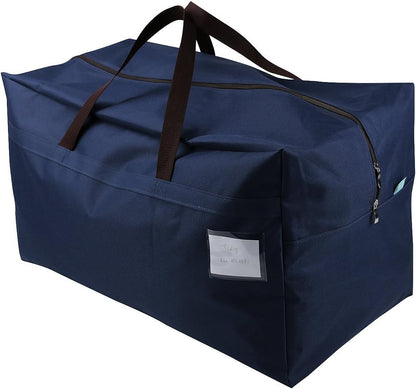 iwill CREATE PRO 100L House Moving Organizer Bags, College Dormitory Storage Bags, Traveling Duffel Tote Storage Bag, Blue