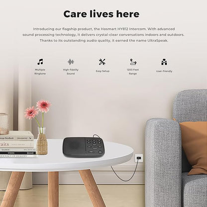 Hosmart Intercoms Wireless for Home UltraSpeak Pro, 2025 Full Duplex Wireless