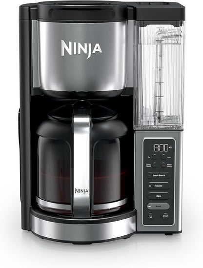 Ninja Fresh Brew™ Drip Coffee Maker | Programmable 14Cup Glass Carafe, Brew Classic & Rich, 70oz Removable Water Reservoir | Small Batch, Delay Brew, Adjustable Warming Plate | Stainless Steel | CE451