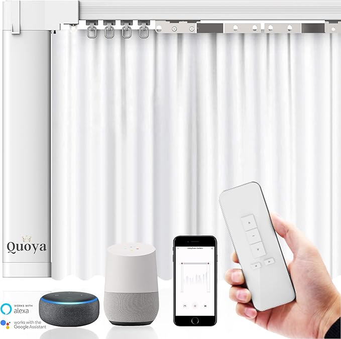 Quoya Smart Electric Curtain Track AT5810【Up to 3m