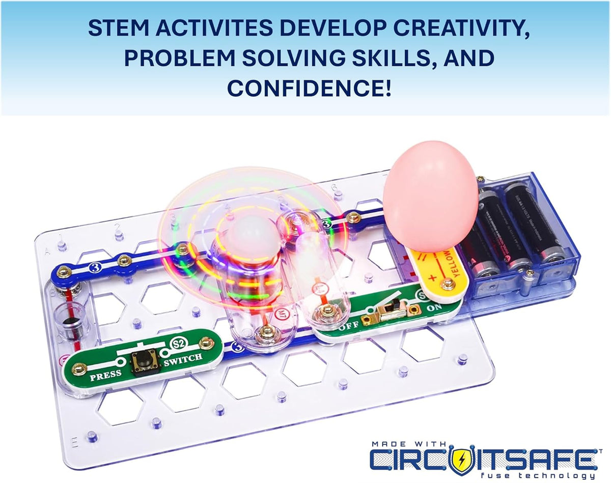 Snap Circuits Beginner: Hands-On STEM Kit for Ages 5-9 to Explore Electrical Engineering