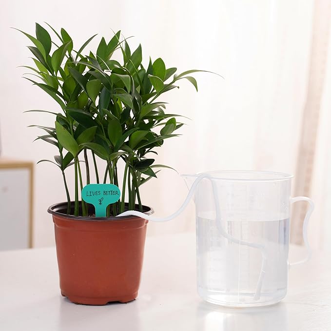 ORIMERC 30 feet 1/6 inch Self Watering Capillary Wick Cord Vacation Plant Sitter DIY Hydroponic Wicking Self-Watering Planter Pot Automatic Water System Device Potted Violet Auto Seedling Waterer Rope