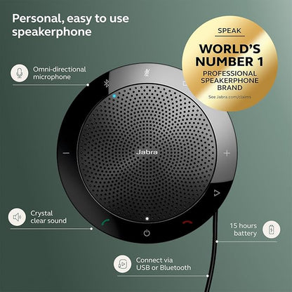 Jabra Speak 510 Portable Wireless Bluetooth Speaker