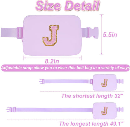 Birthday Gifts for 6 7 8 9 10 11 12 13 Year Old Girls,Fanny Pack Belt Bag Crossbody Bags for Women Girls Kids,Fashion Waist Packs Cute Teen Trendy Stuff Travel Essentials | Lavender,J