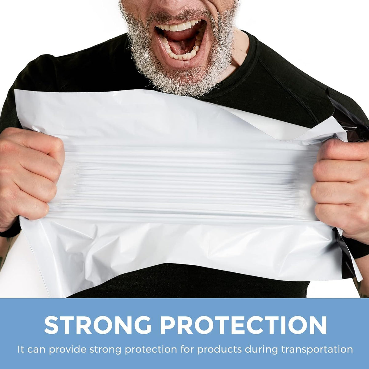 Metronic Poly Mailers 9x12 200 Pack, Strong Adhesive Shipping Bags for Clothing, Waterproof and Tear-Proof Shipping Envelopes, Small Mailers Poly Bags Packaging Bags in White