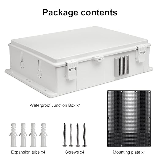 Namunanee Outdoor Electrical Junction Box, ABS Water Resistant Enclosure
