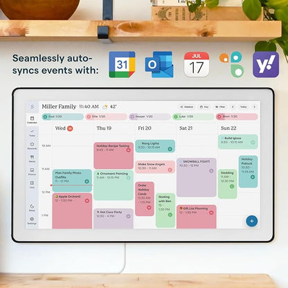 Skylight Calendar Max: 27-Inch Smart Digital Calendar & Chore Chart, Family