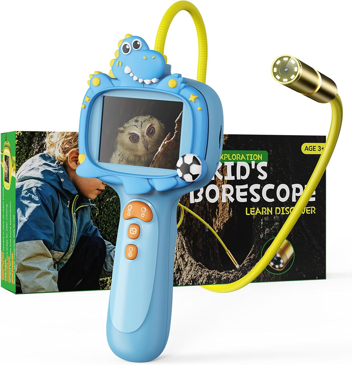 Borescope Camera Toy with Light for Kids STEM Science Educational Toy