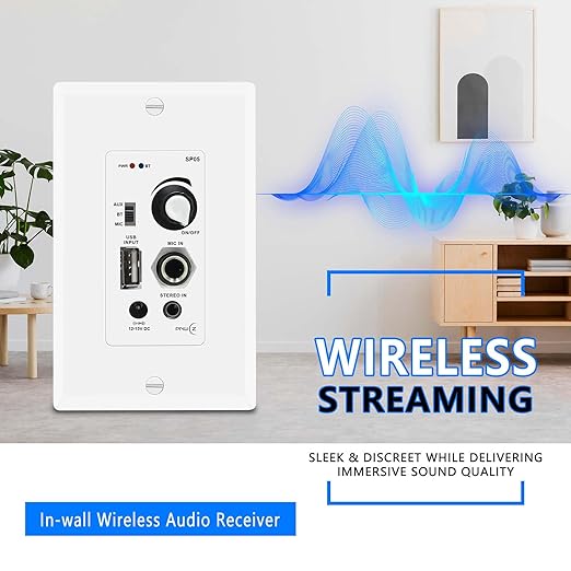 PNWCZ in Wall Audio Control Amplifier Receiver Compatible