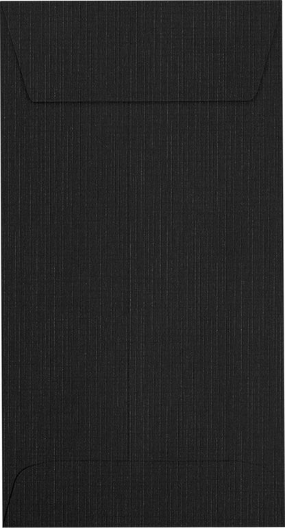 LUXPaper #7 Coin Envelopes | Peel & Press | 3 1/2" x 6 1/2" | Black Linen | 80lb. Text | 250 Qty