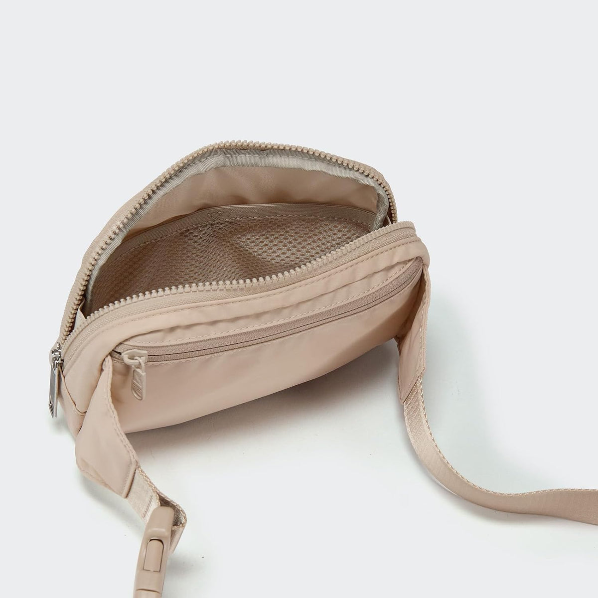 Pander Belt Bag Large 2L, Nylon Fanny Pack Purse for Women and Men with Adjustable Strap