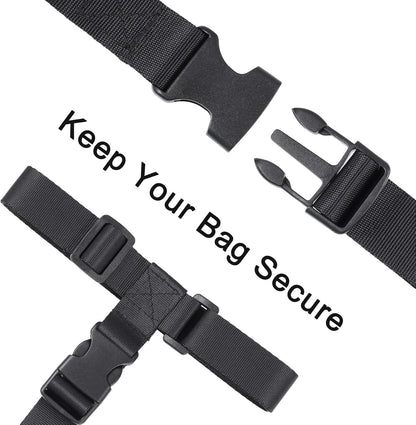 Vigorport Luggage Straps, Luggage Connector Straps for Suitcases Add A Bag and Connect Your 2 Suitcases Together Adjustable Attachment Accessories Belts (1'' Width Medium Size)