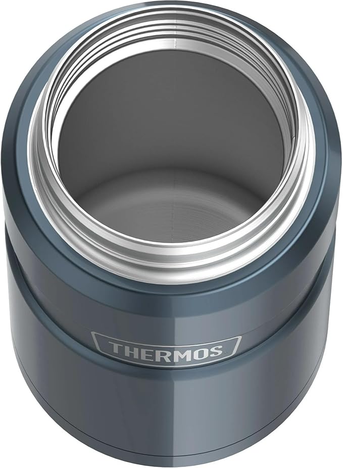 THERMOS Stainless King Vacuum-Insulated Food Jar , 24 Ounce, Slate